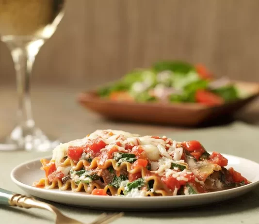 Slow-Cooker Vegetarian Lasagna